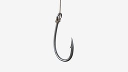 Fishing hook with line