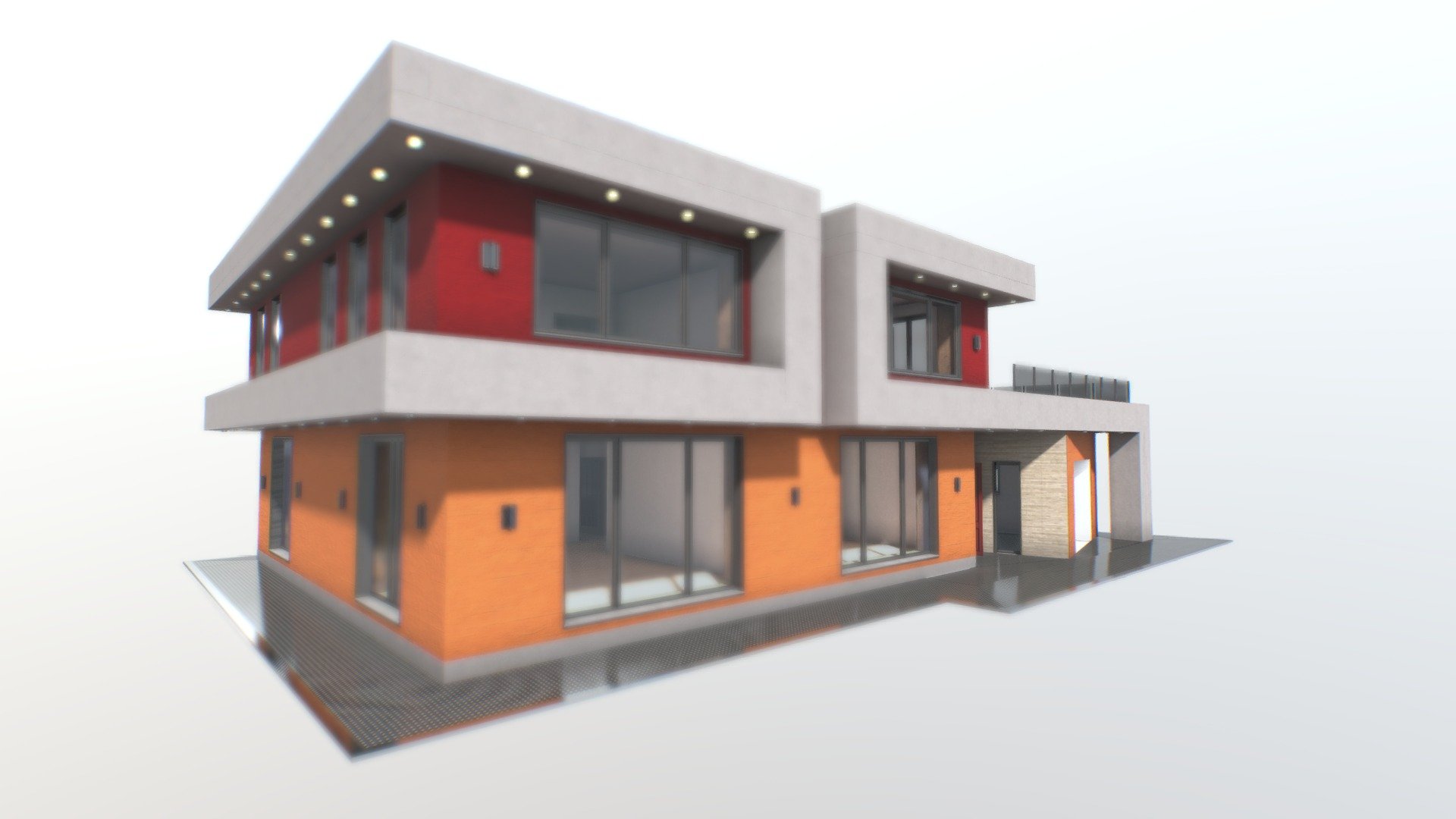 Virtual Reality House 3d model