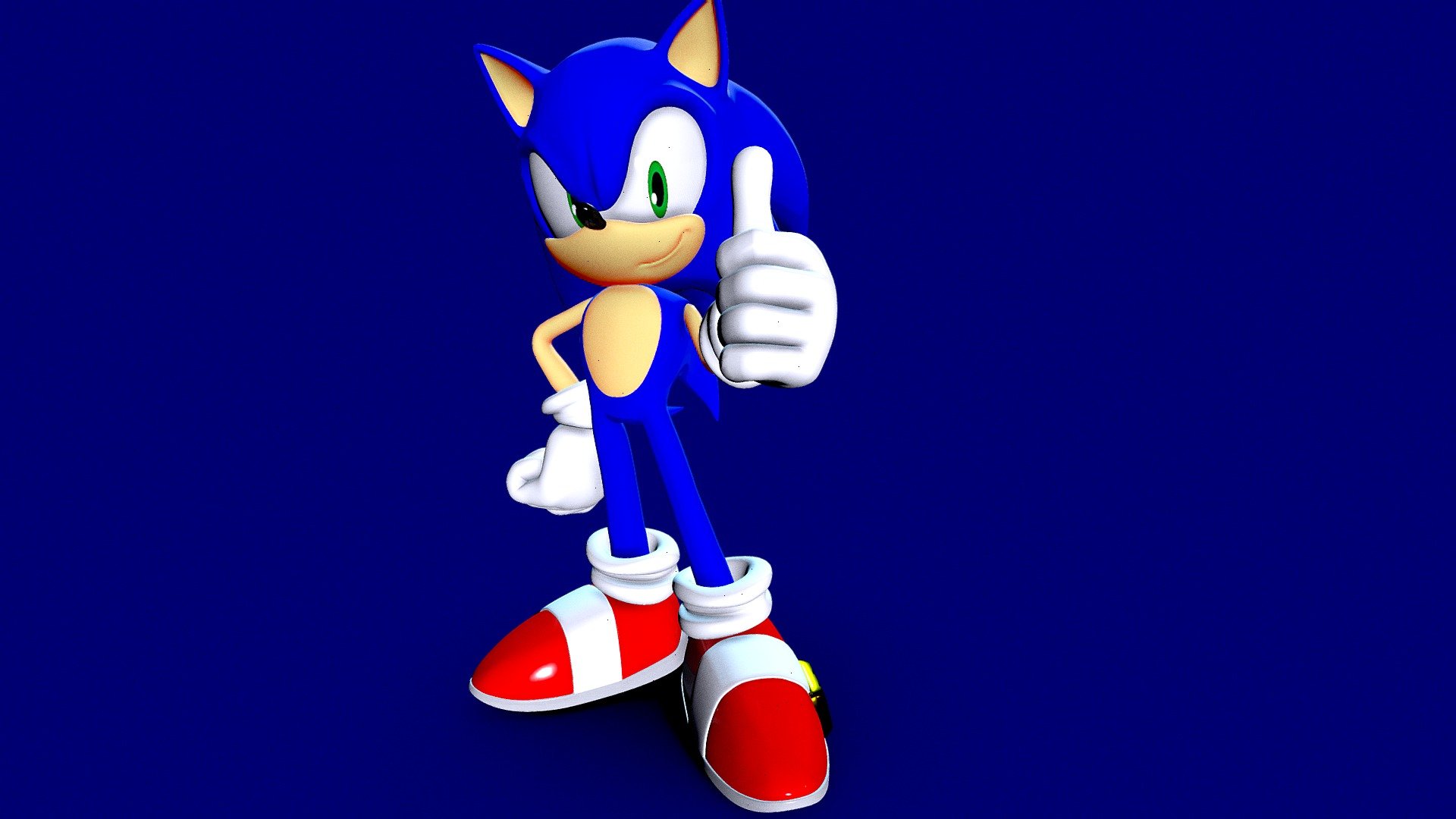 Marza Sonic Thumbs UP 3d model