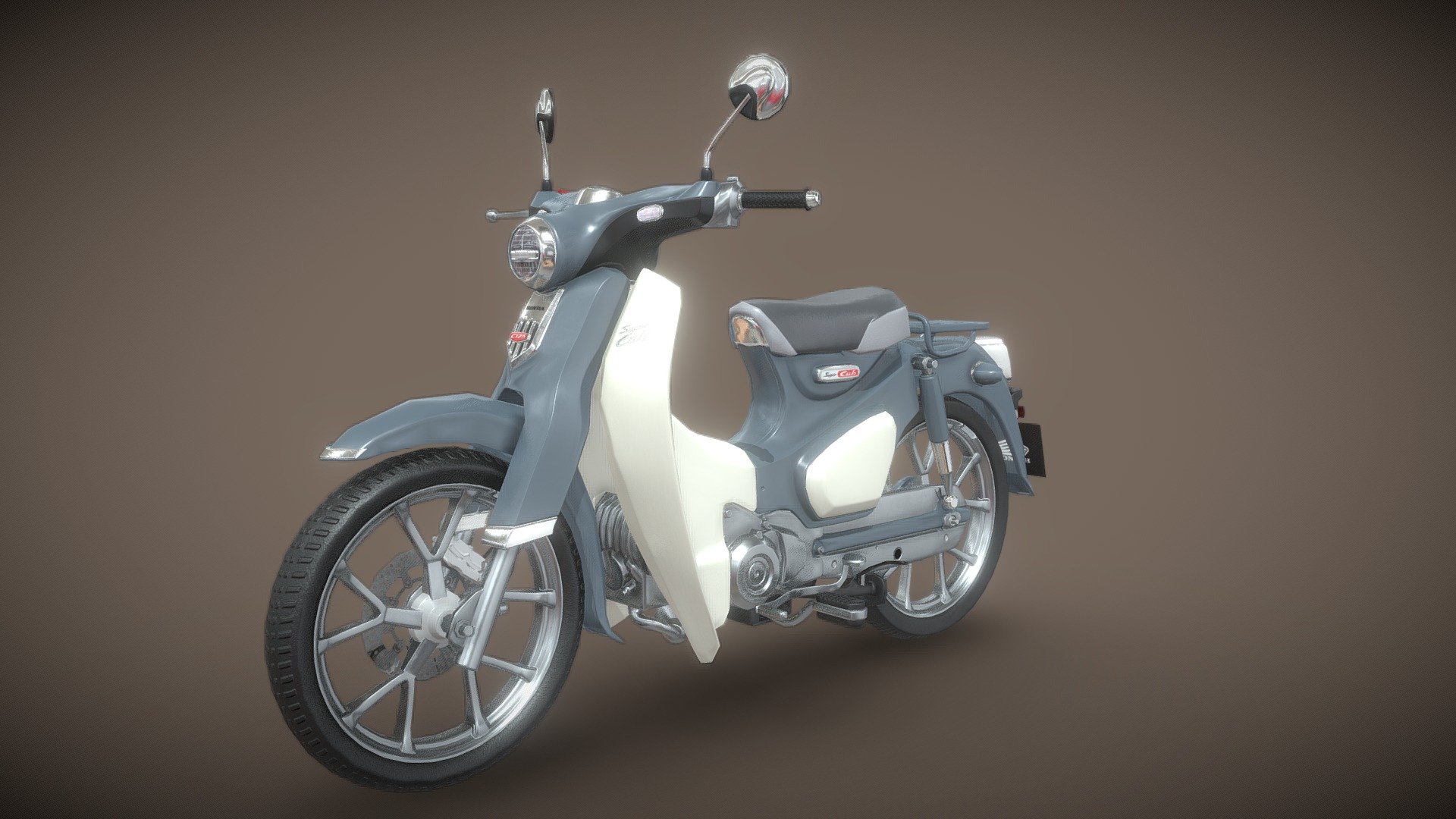 Honda Super Cub C125 3d model