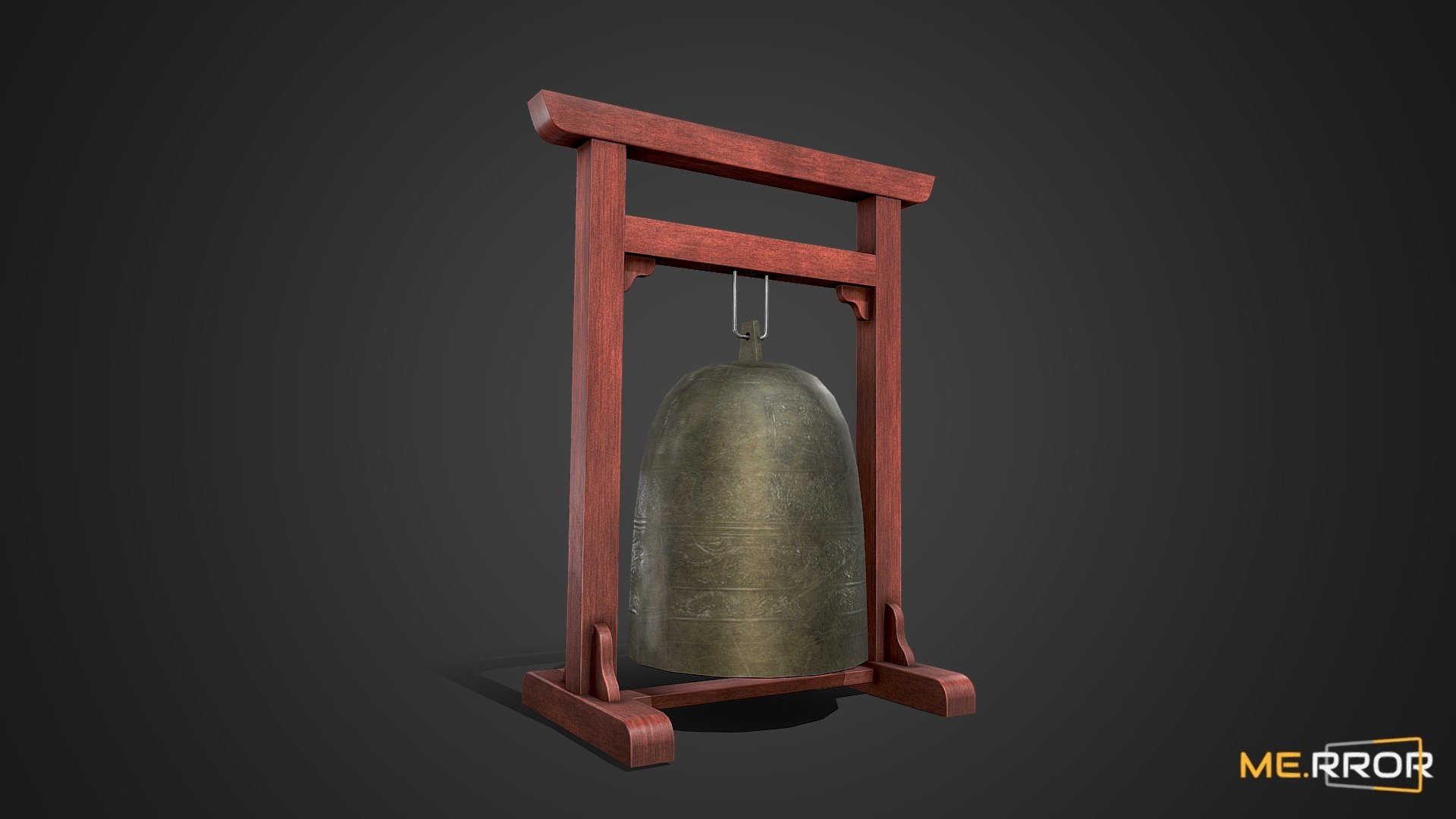 [Game-Ready] Korean Traditional Small Bell 3d model