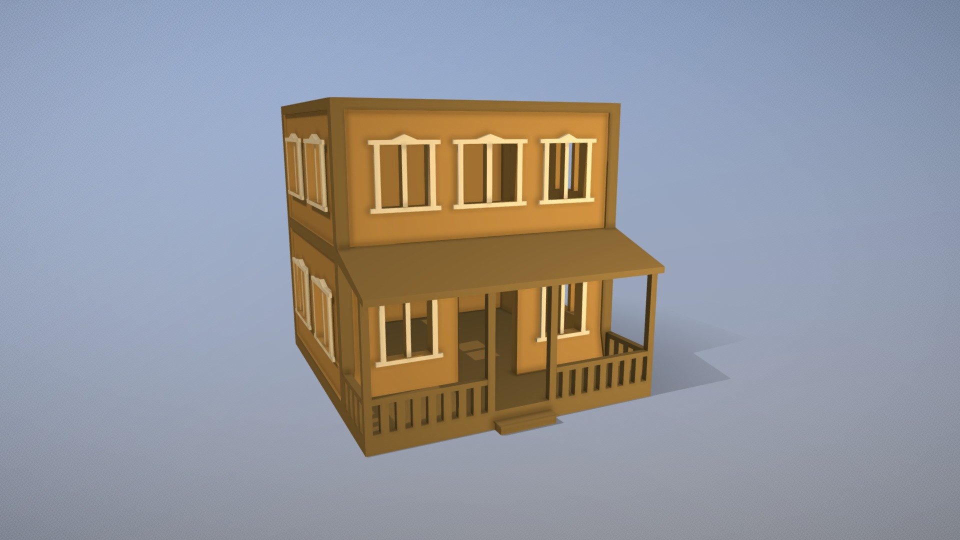 Old West House 3d model