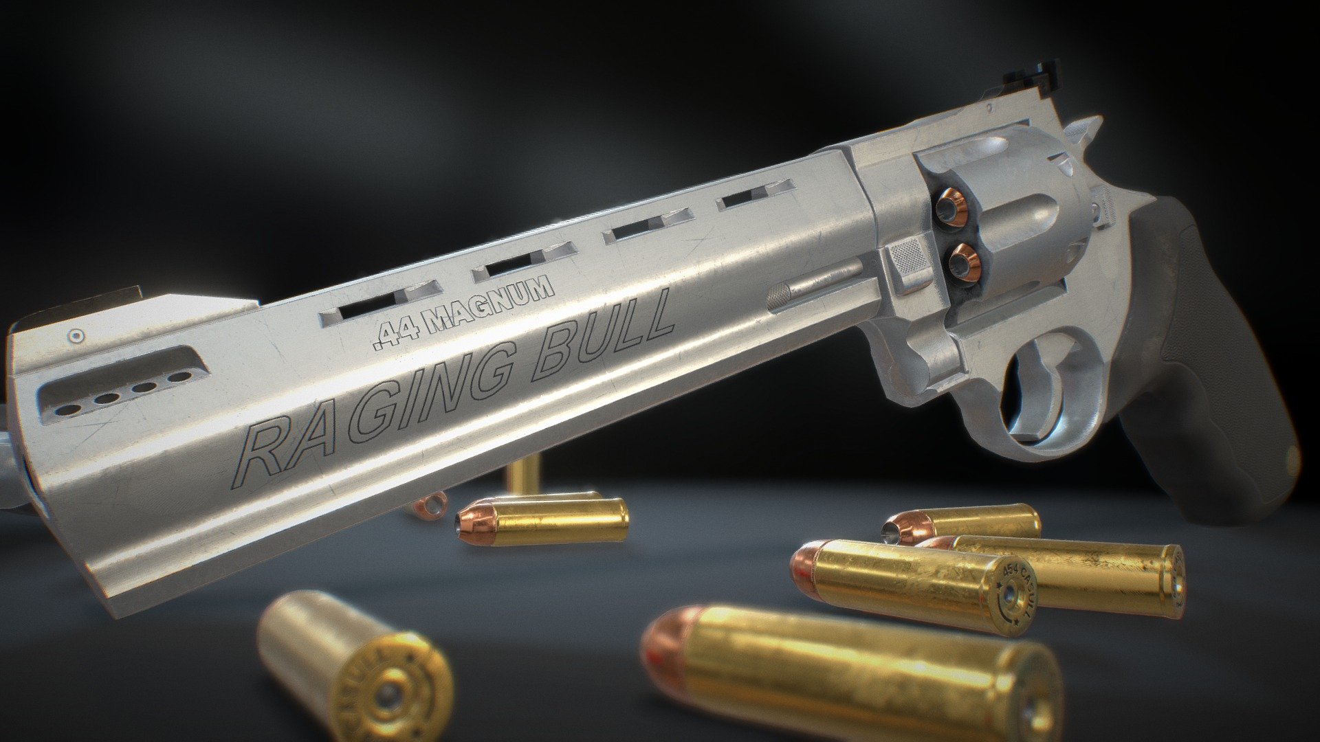 Taurus Raging Bull 3d model