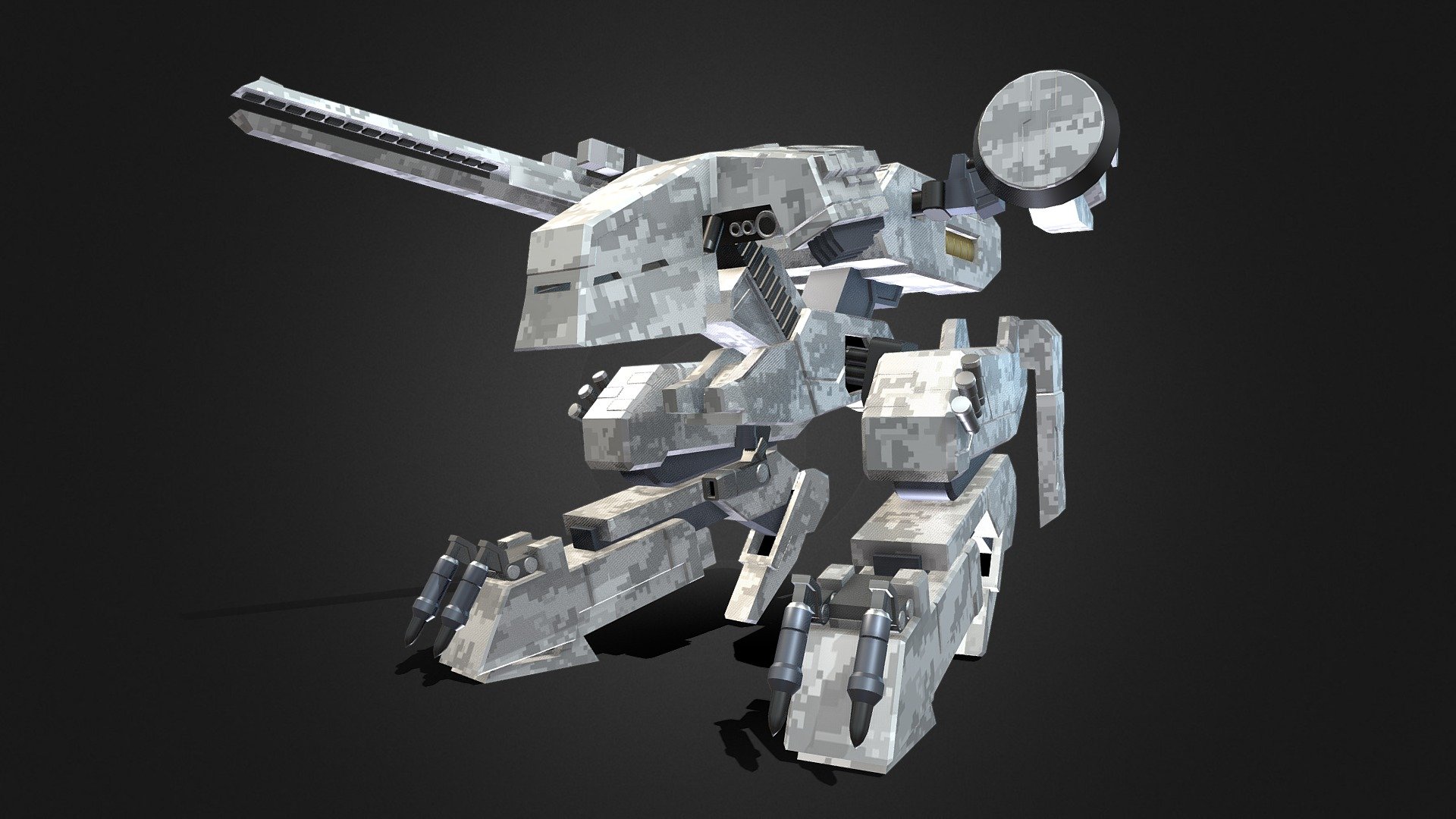 Metal Gear Rex 3d model