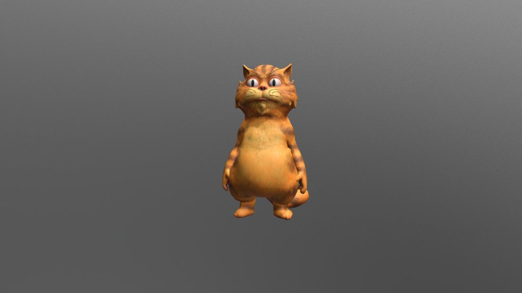 Cat WIP 3d model