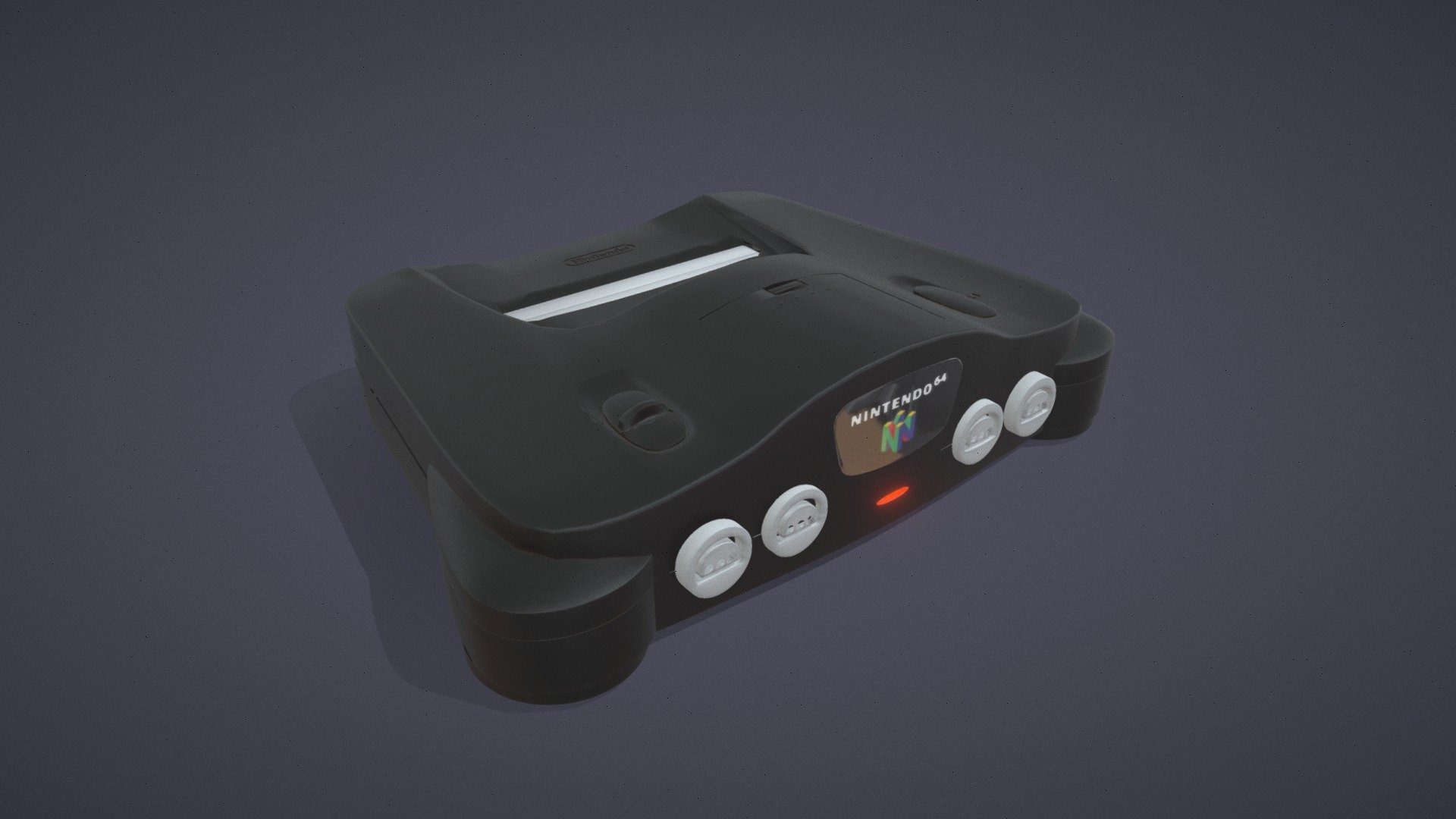 Nintendo 64 Console 3d model