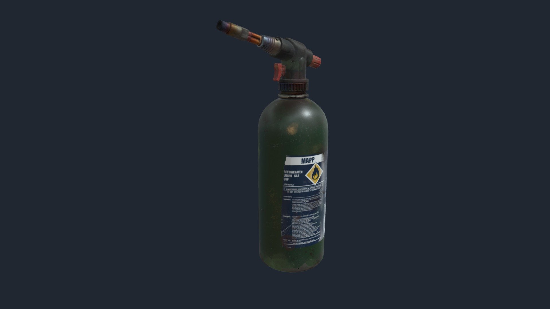 Blowtorch 3d model