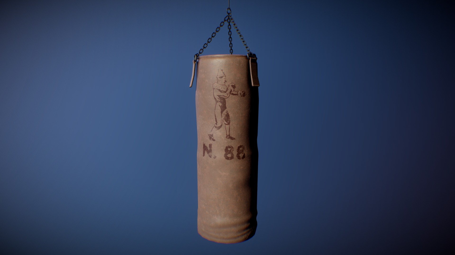 Game Art: Boxing Bag 3d model