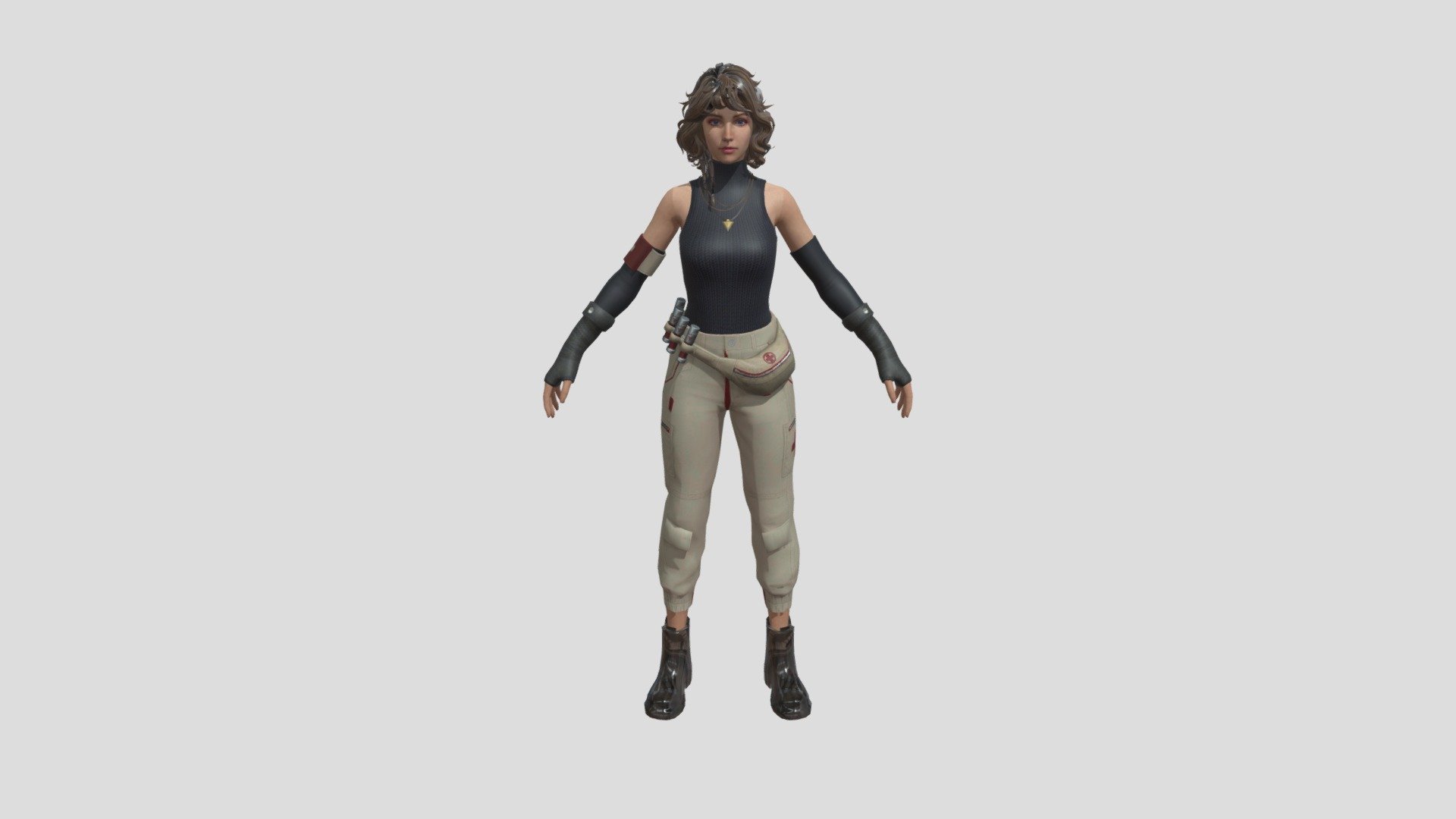 Olivia-free fire 3d model