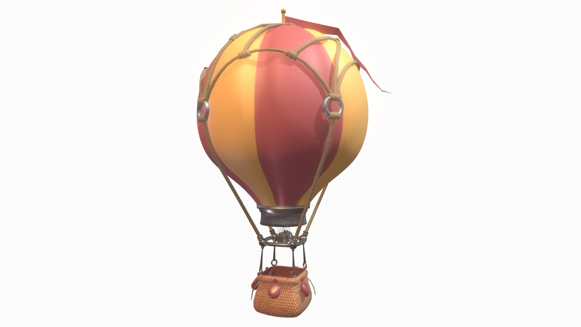 HOT AIR BALLOON 3d model