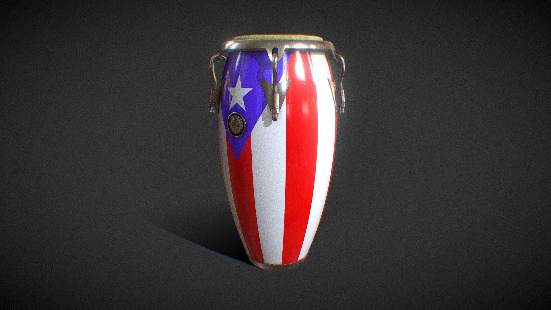 Conga 004 Puerto Rico 3d model