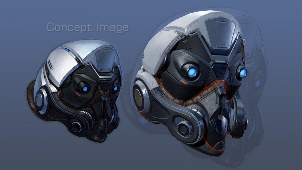 Sci-Fi Helmet 3d model