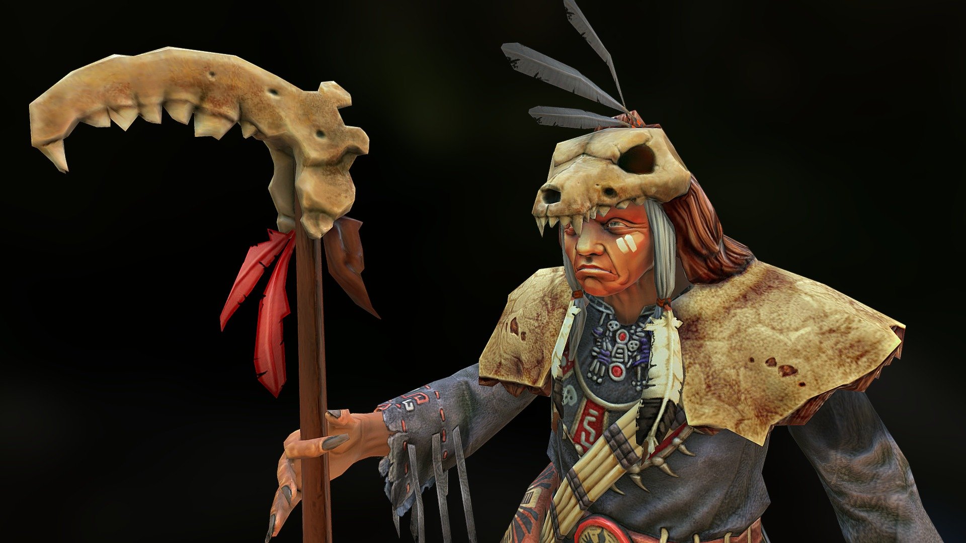 Shaman 3d model