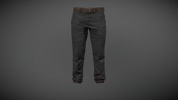 SLACKS (BLACK)