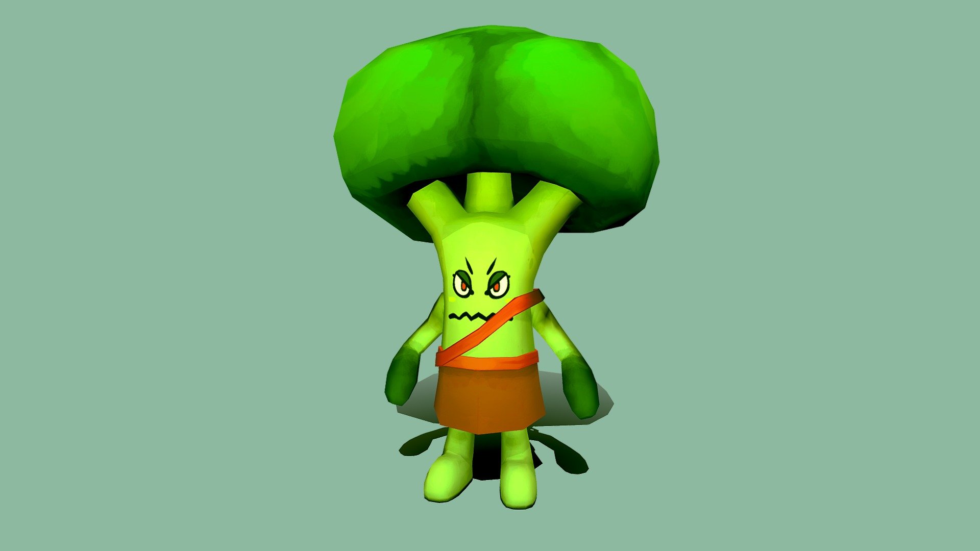 Broccoli animations 3d model