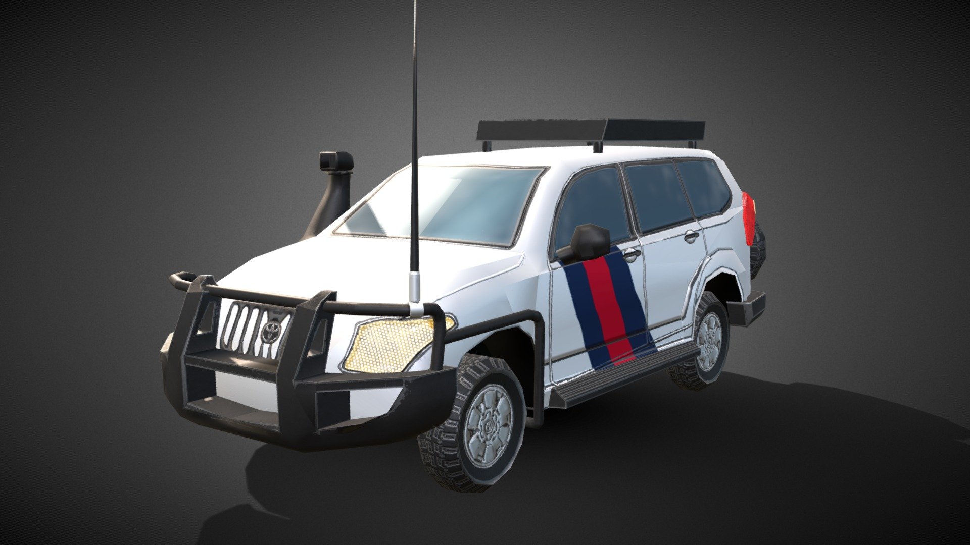 Toyota Prado 3d model