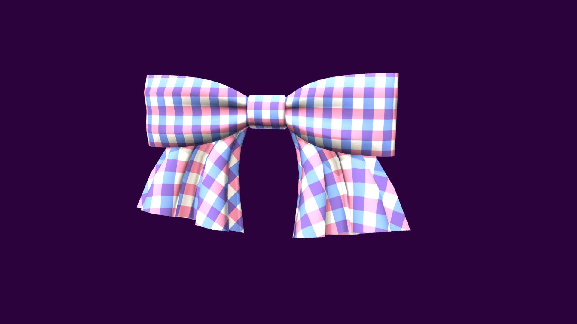 drape ribbon 3d model