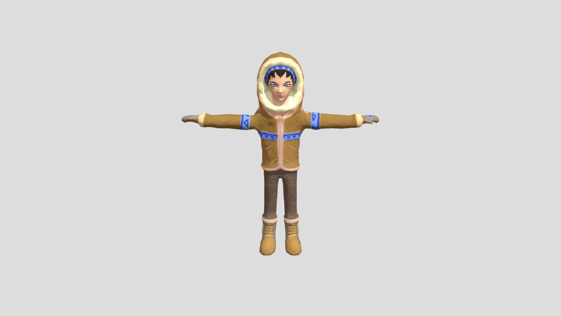 Inuit human 3d model