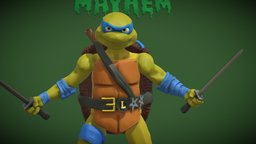 Leonardo fan art from TMNT Mutant Mayhem Movie