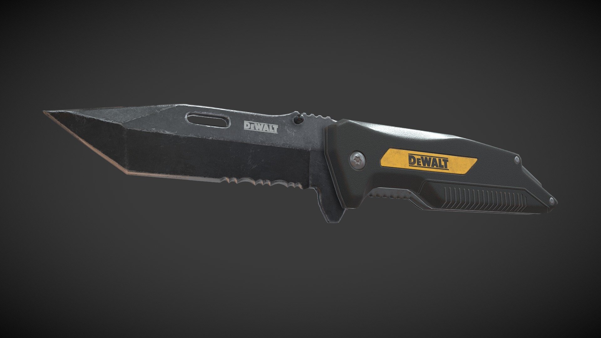 Folding Pocket Knife 3d model