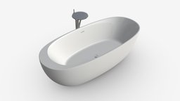 Laufen Ilbagnoalessi Freestanding Bathtub 02