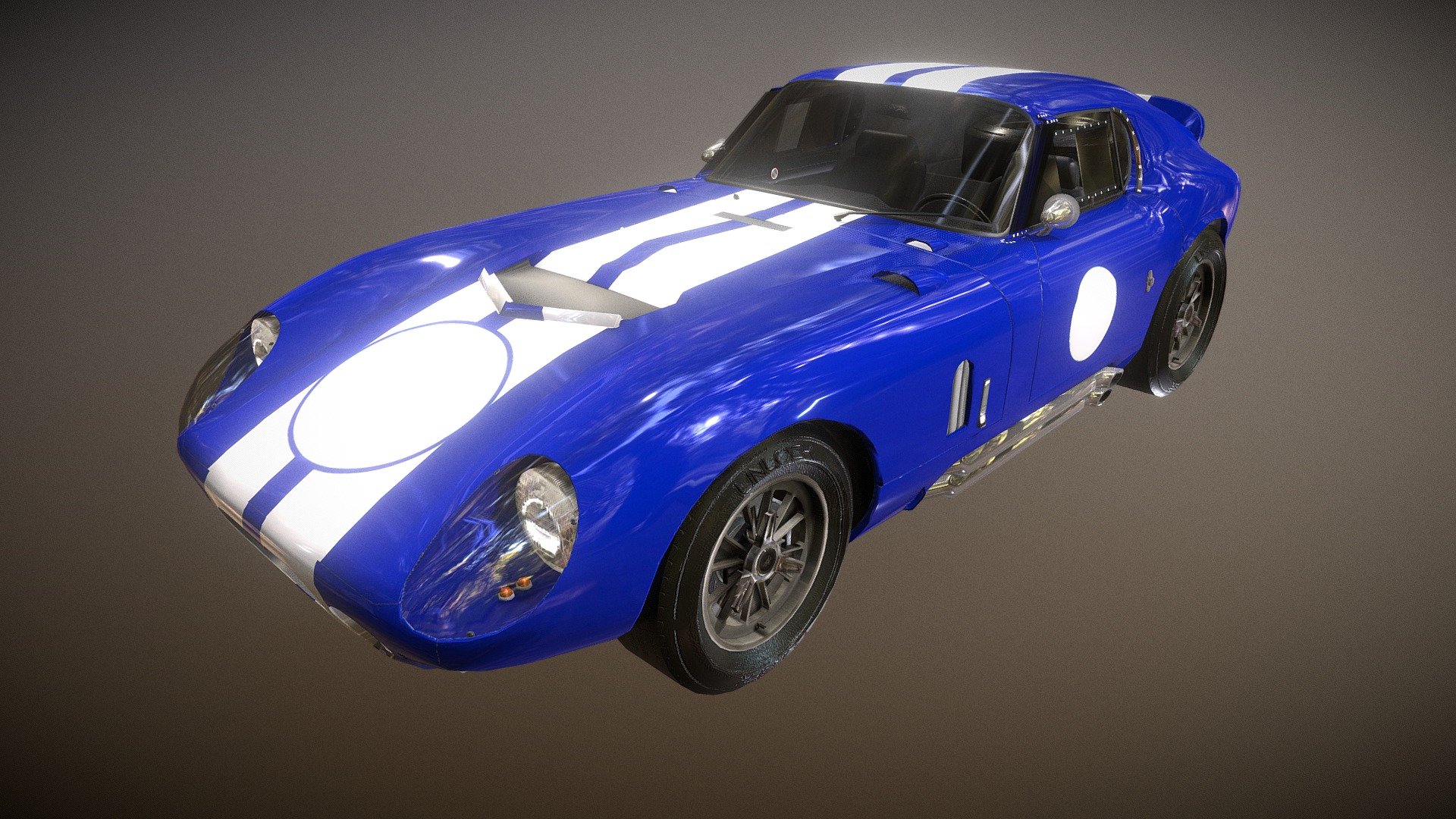 Unlock classic car #06 3d model