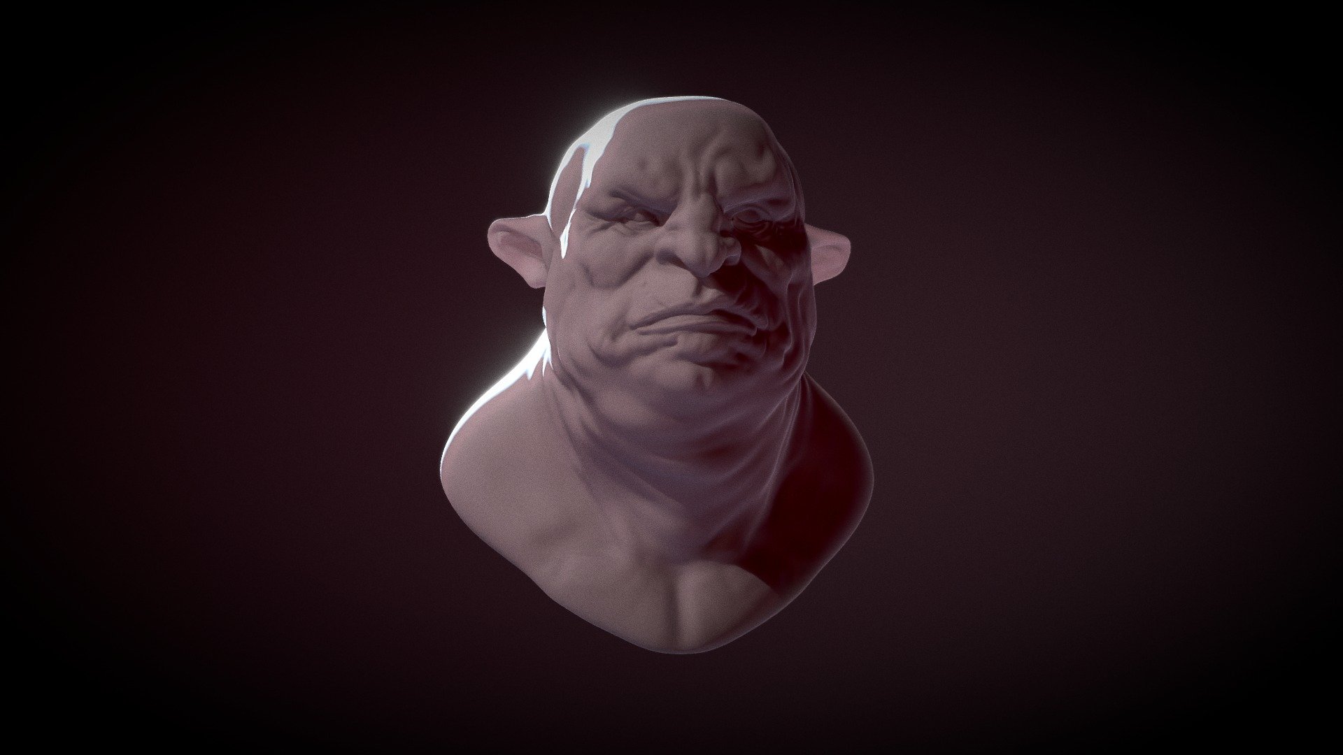 Ogre sculpt 3d model