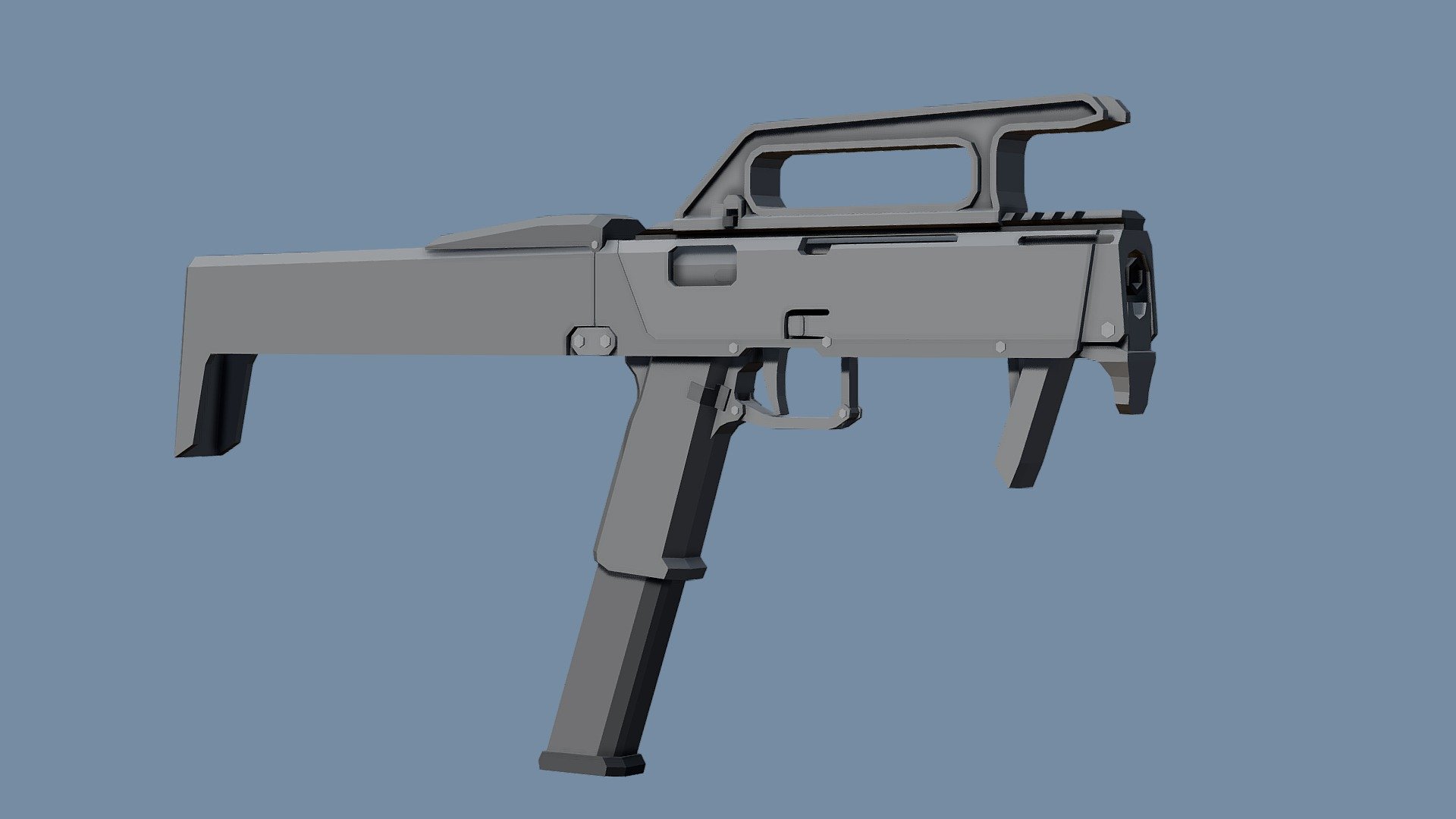 Low-Poly FMG-9 3d model