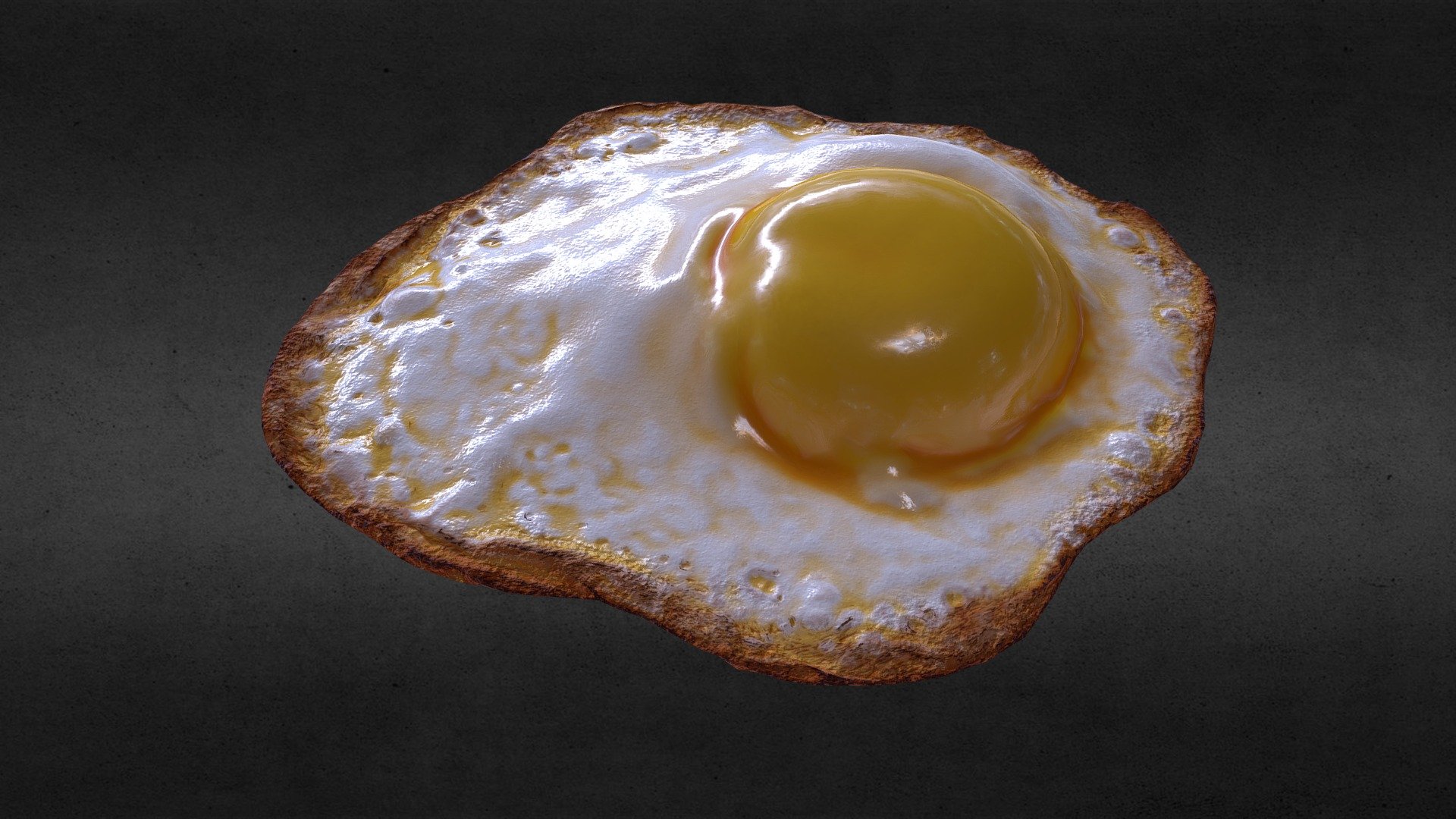 Fried Egg 3d model