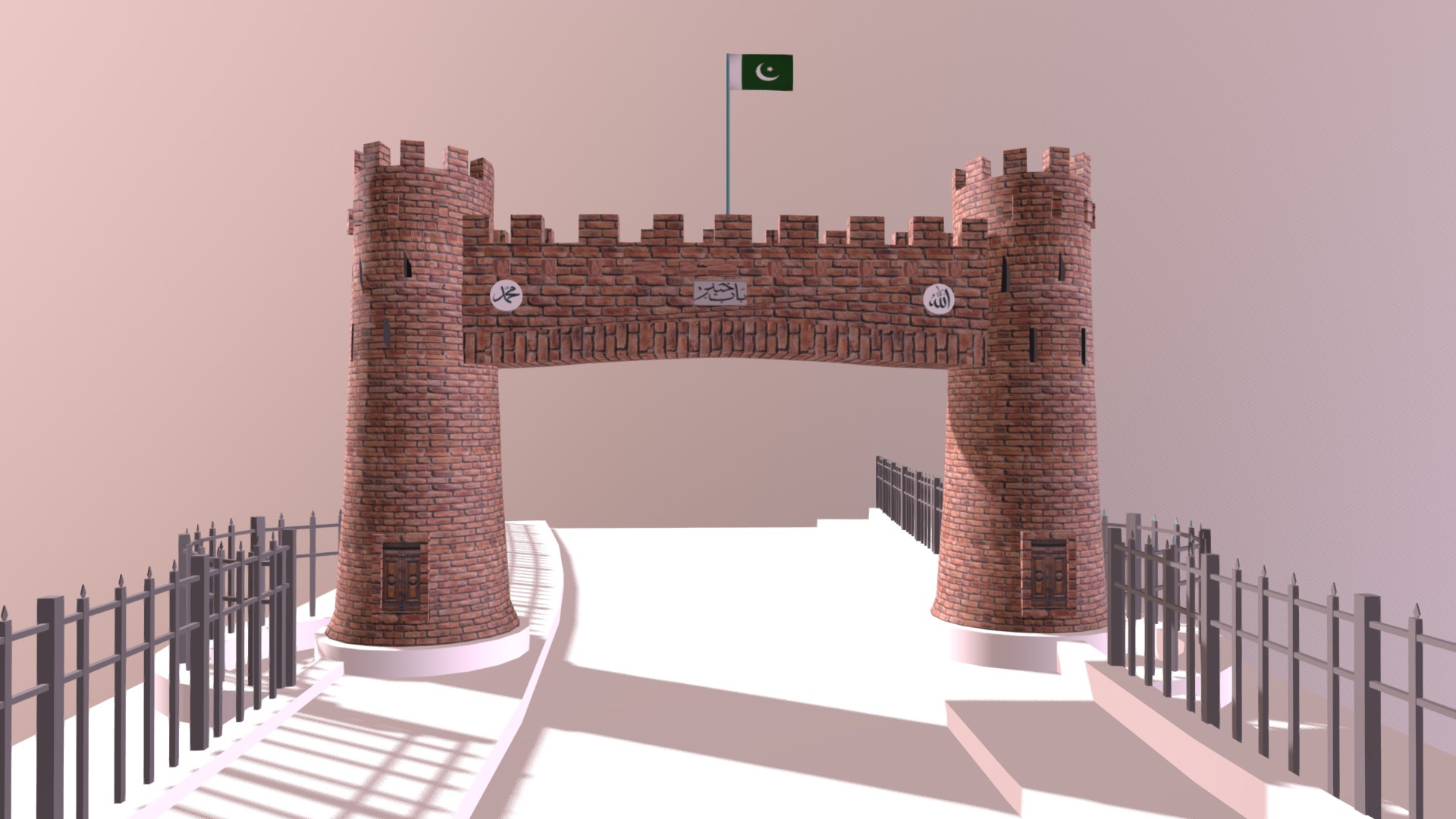 Khyber pass 3d model