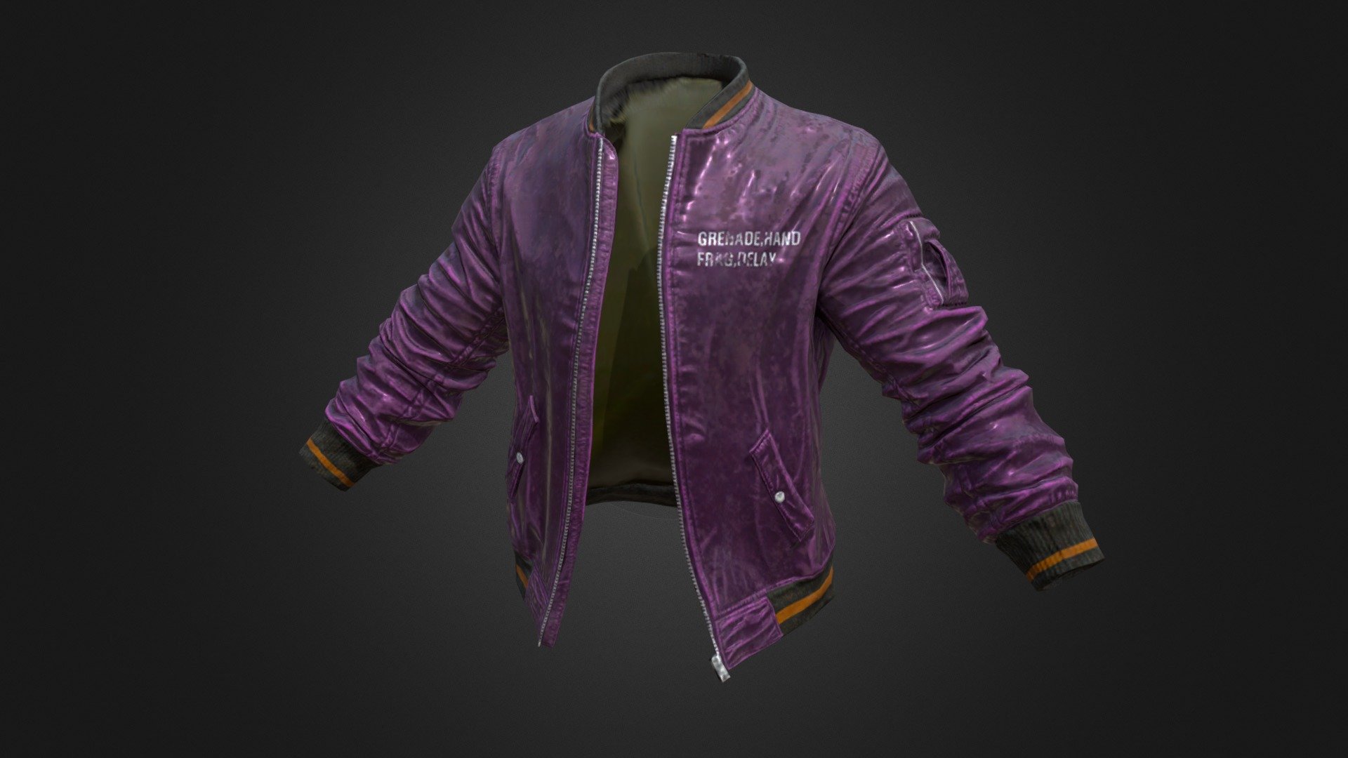 Violent Violet Jacket | PUBG 3d model