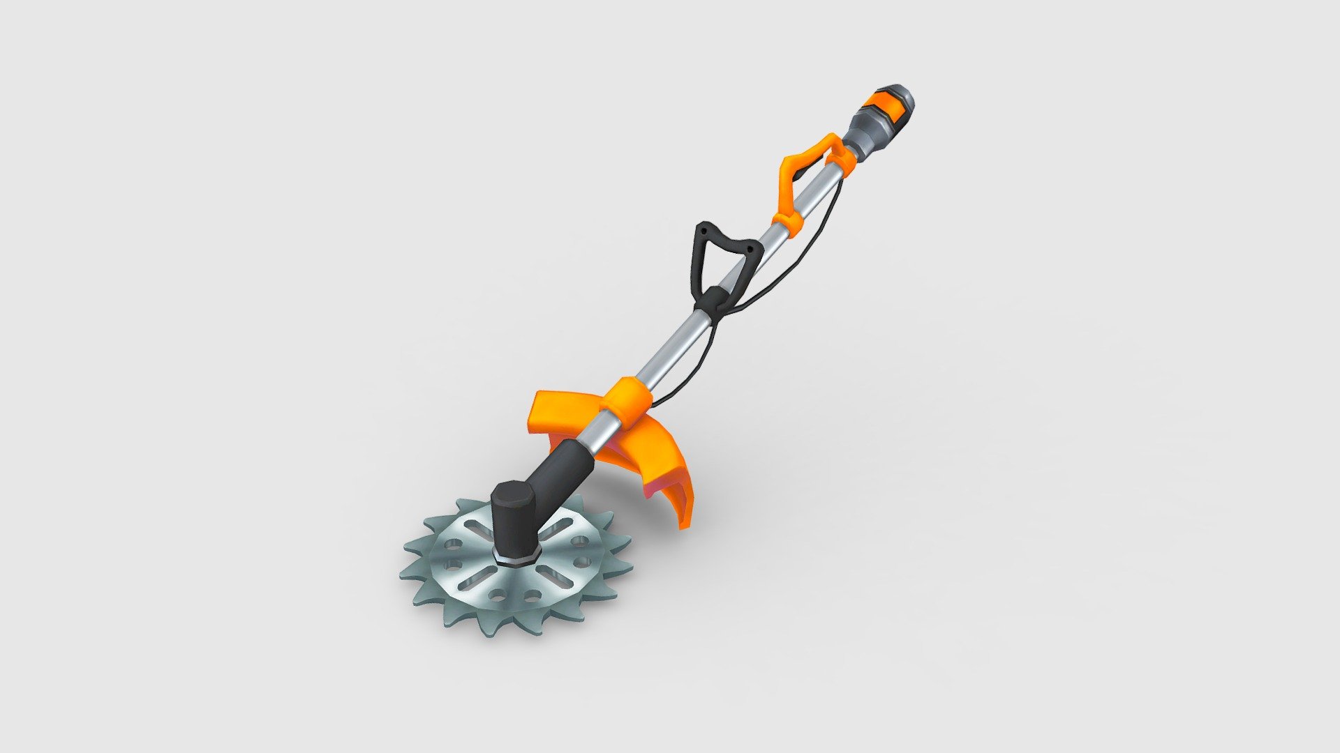 Cartoon Mower 3d model