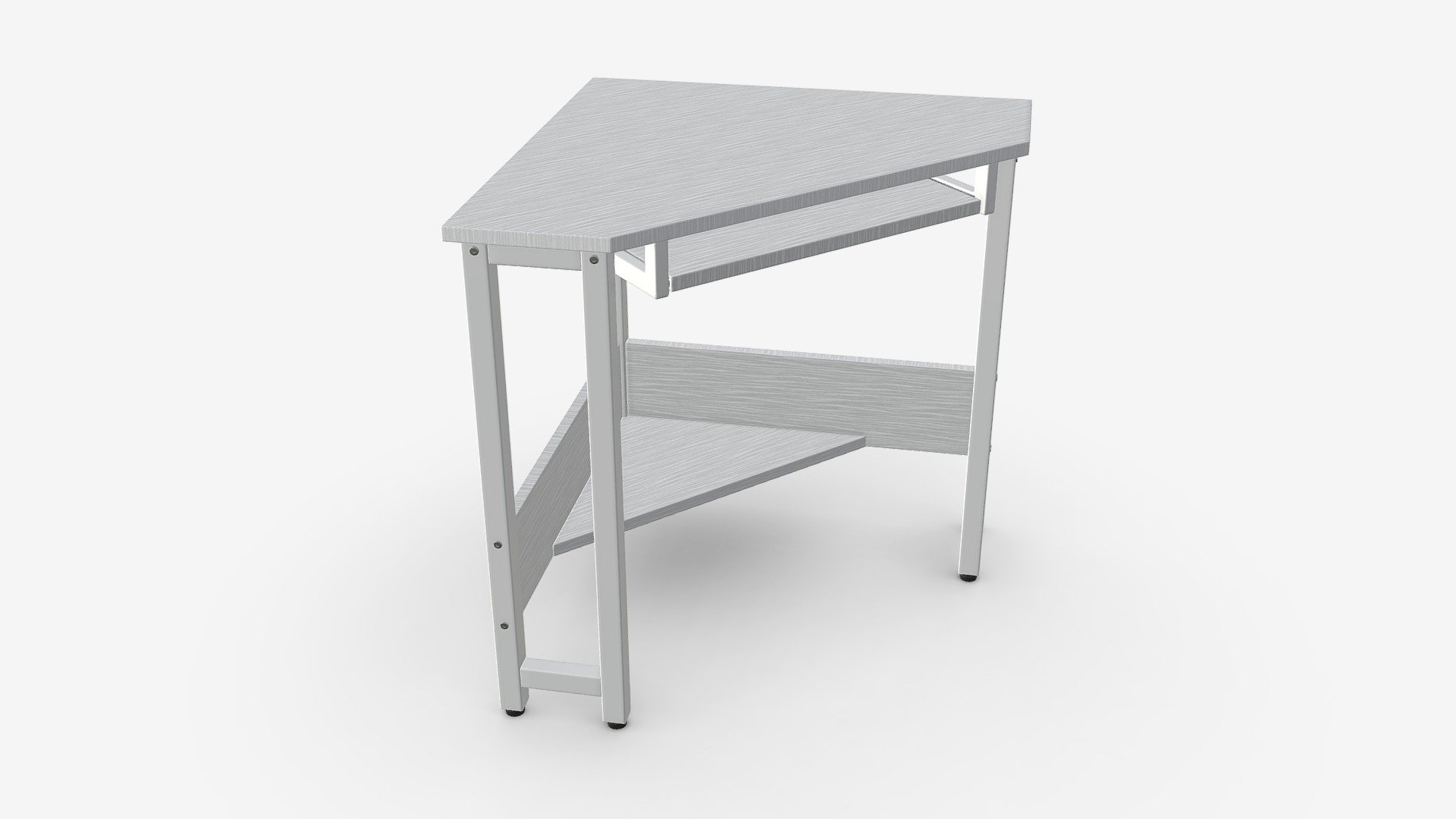 Corner Computer Desk 3d model