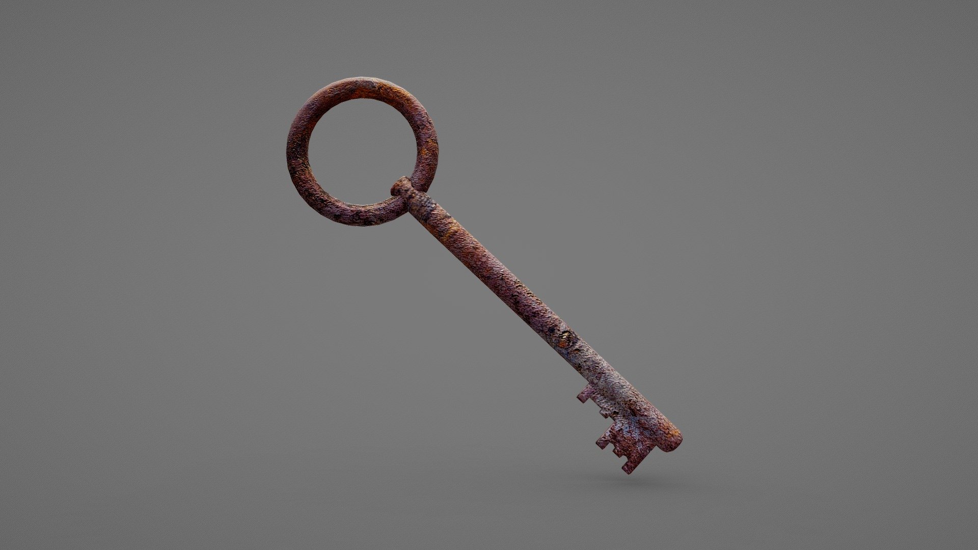 Rusty Key 3d model