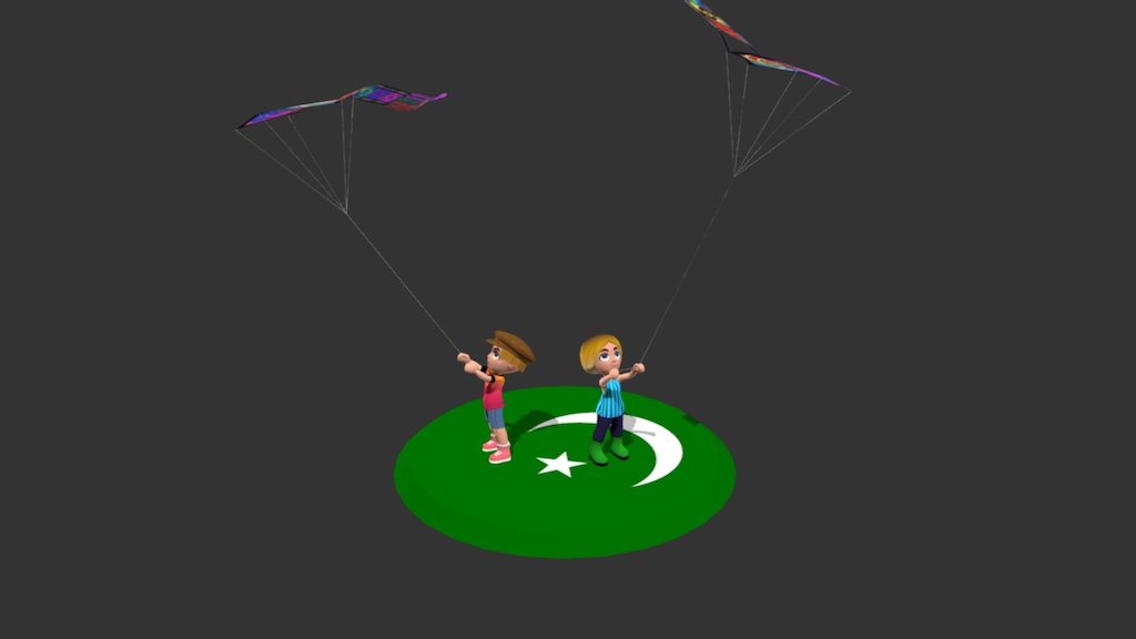 Pakistan 3d model