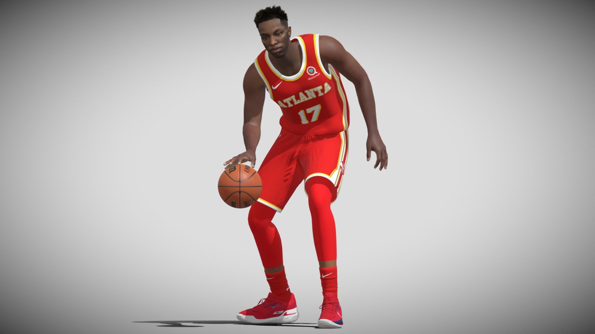 3D Rigged Onyeka Okongwu NBA 3d model