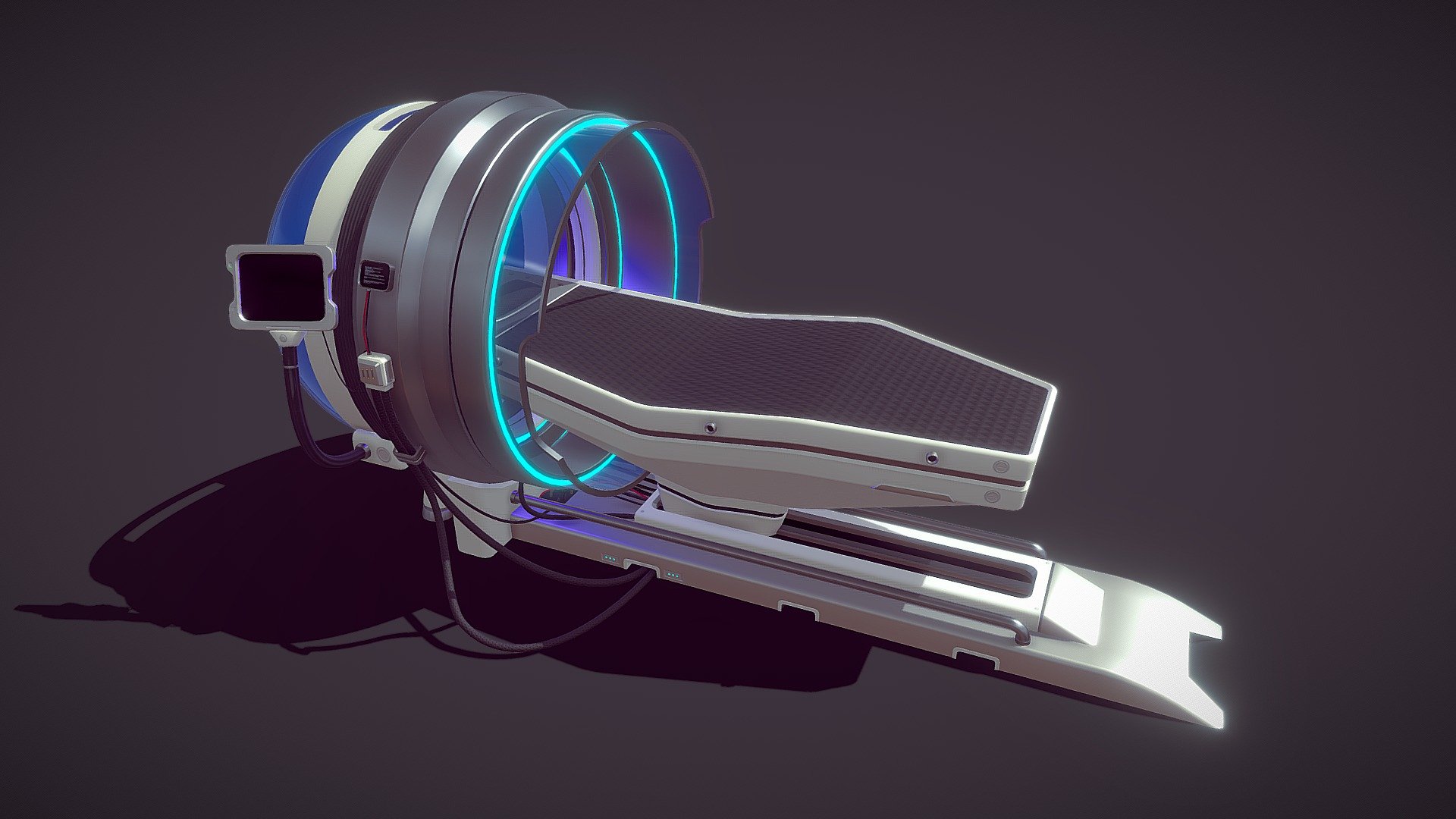 Sci-Fi Lab Machine 3d model