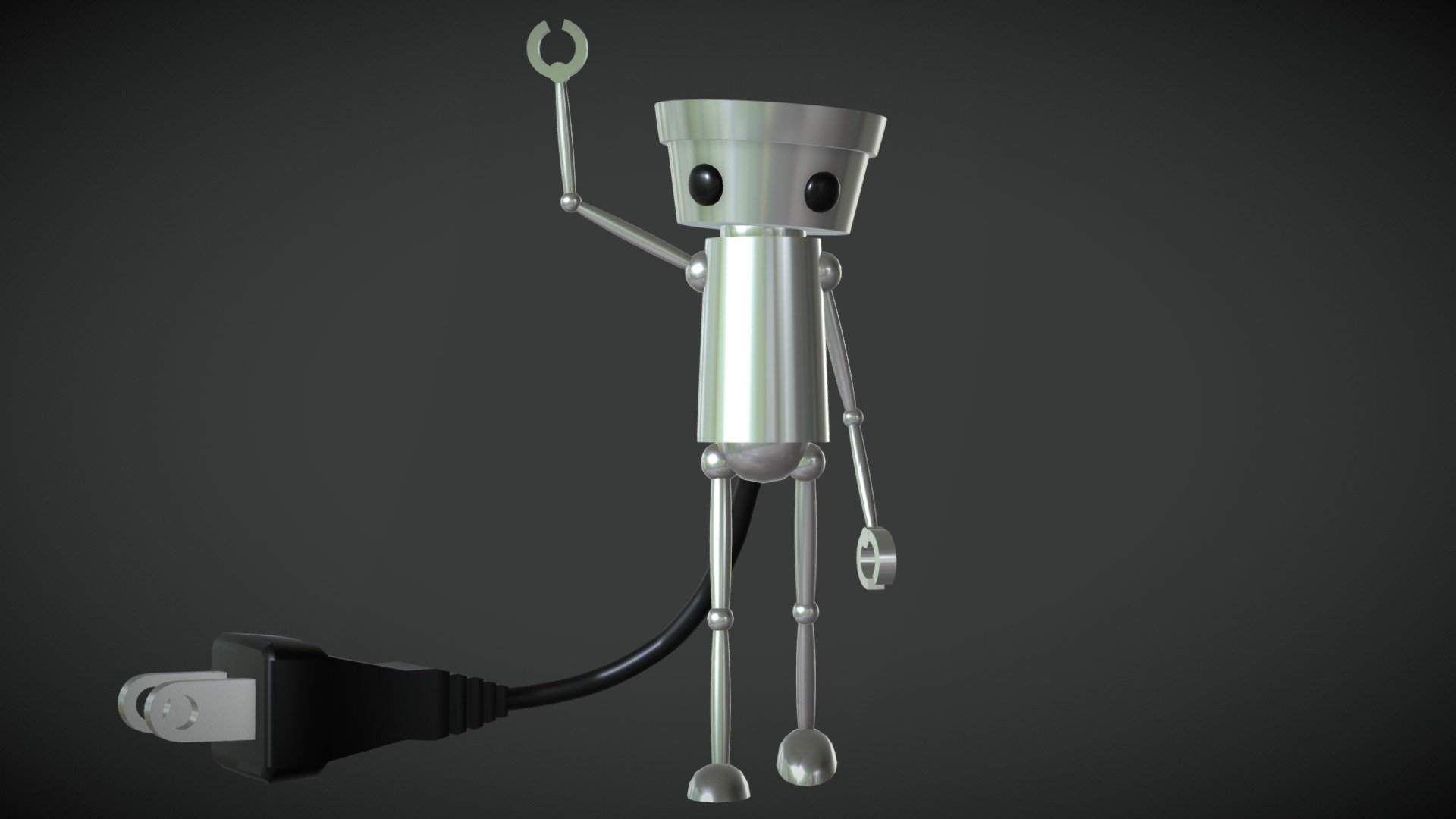 Chibi-Robo! Fan Art 3d model