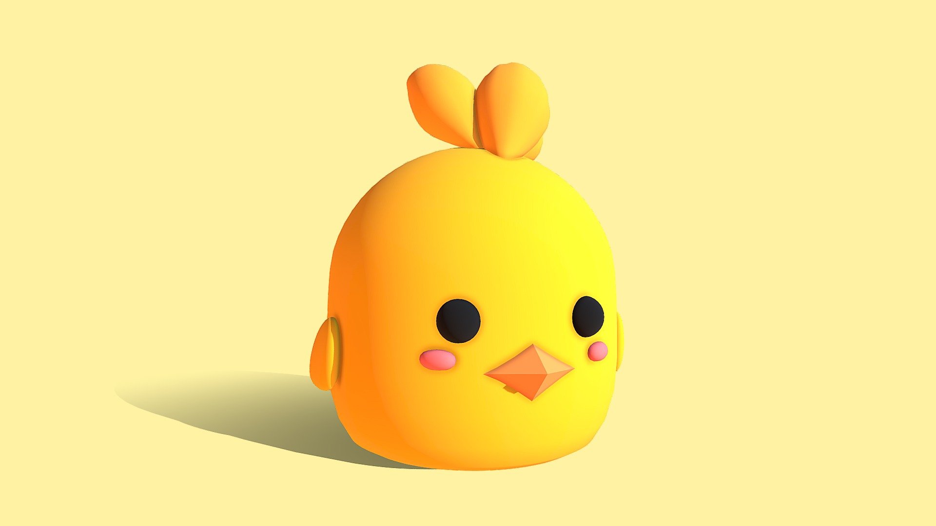 Chick 3d model