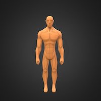 Low poly man