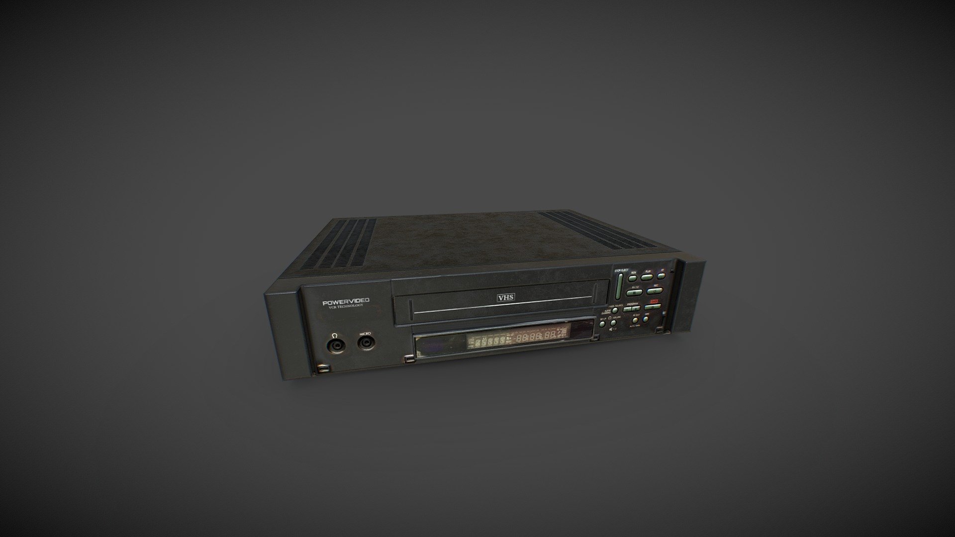 Old VCR 3d model