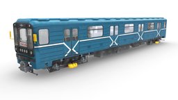 Moscow Metro Car Train 81-717/81-714