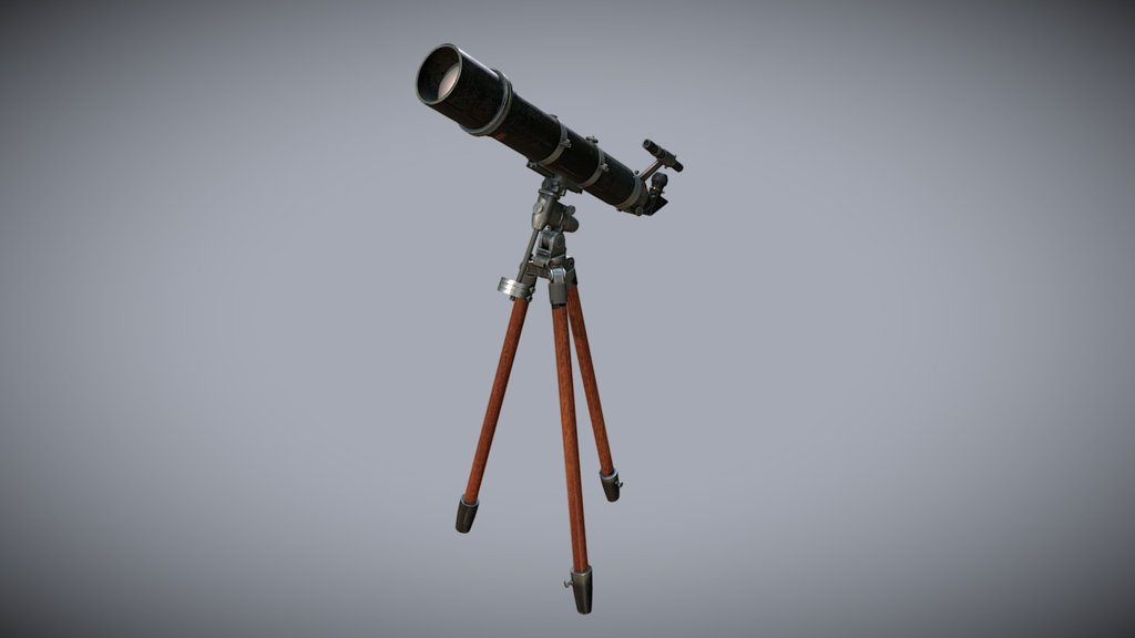 Telescope 3d model