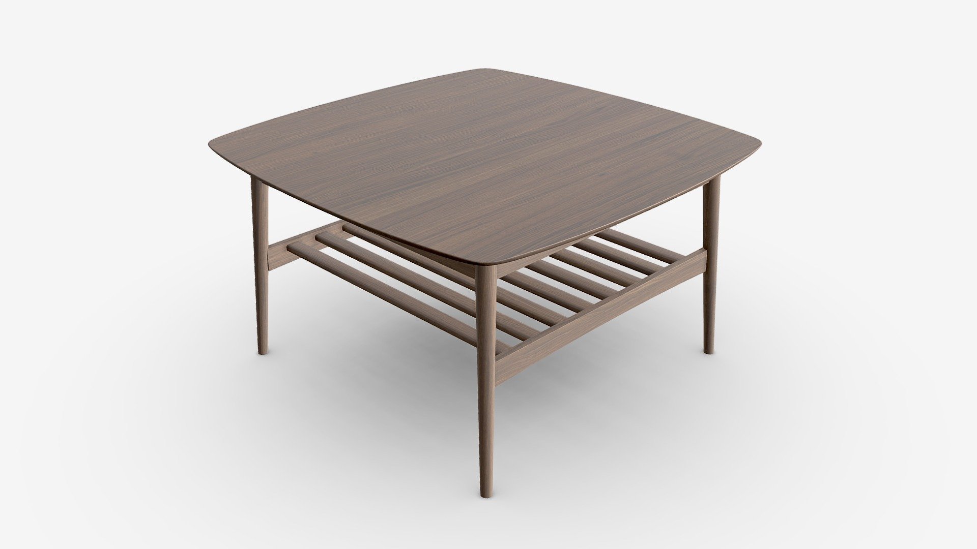 Coffee table Woodstock square 3d model