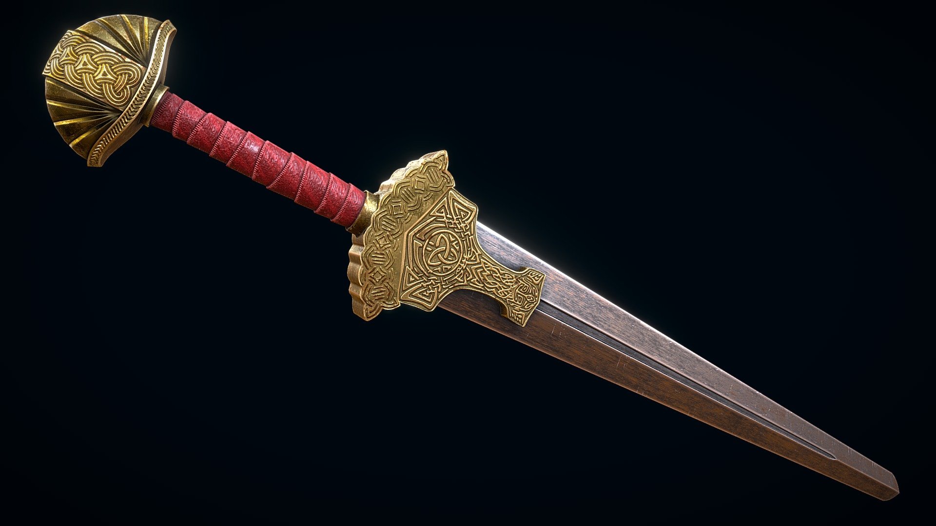 The Viking Age Sword 3d model