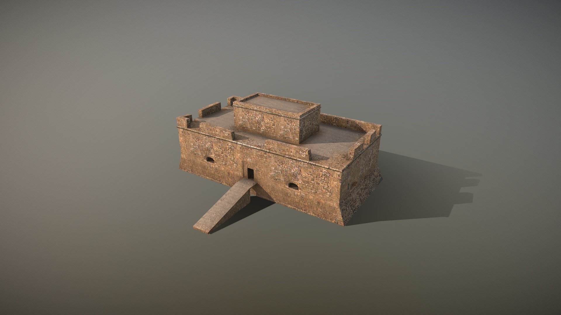 Pafos Fort 3d model