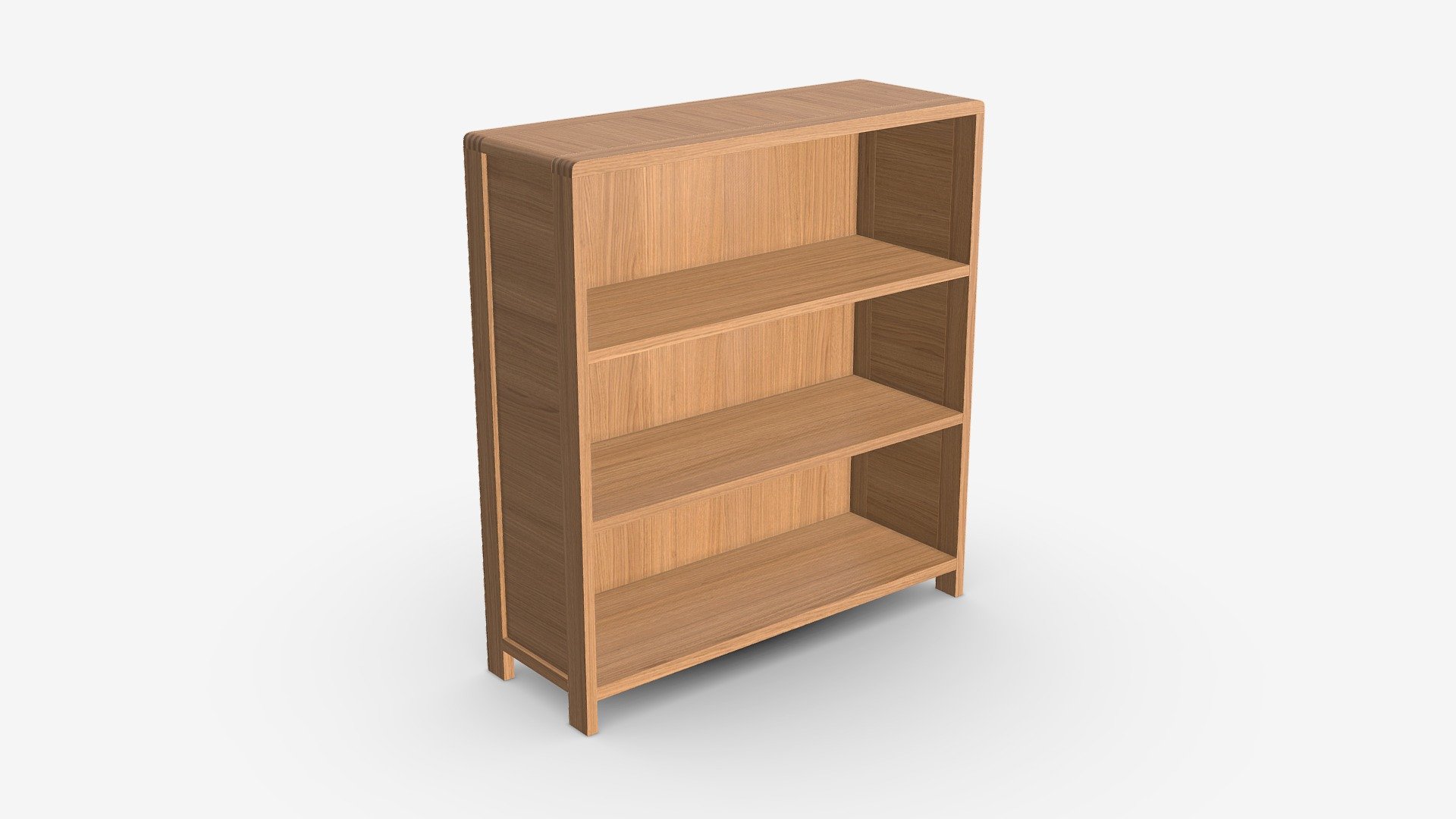 Low Bookcase Ercol Bosco 3d model