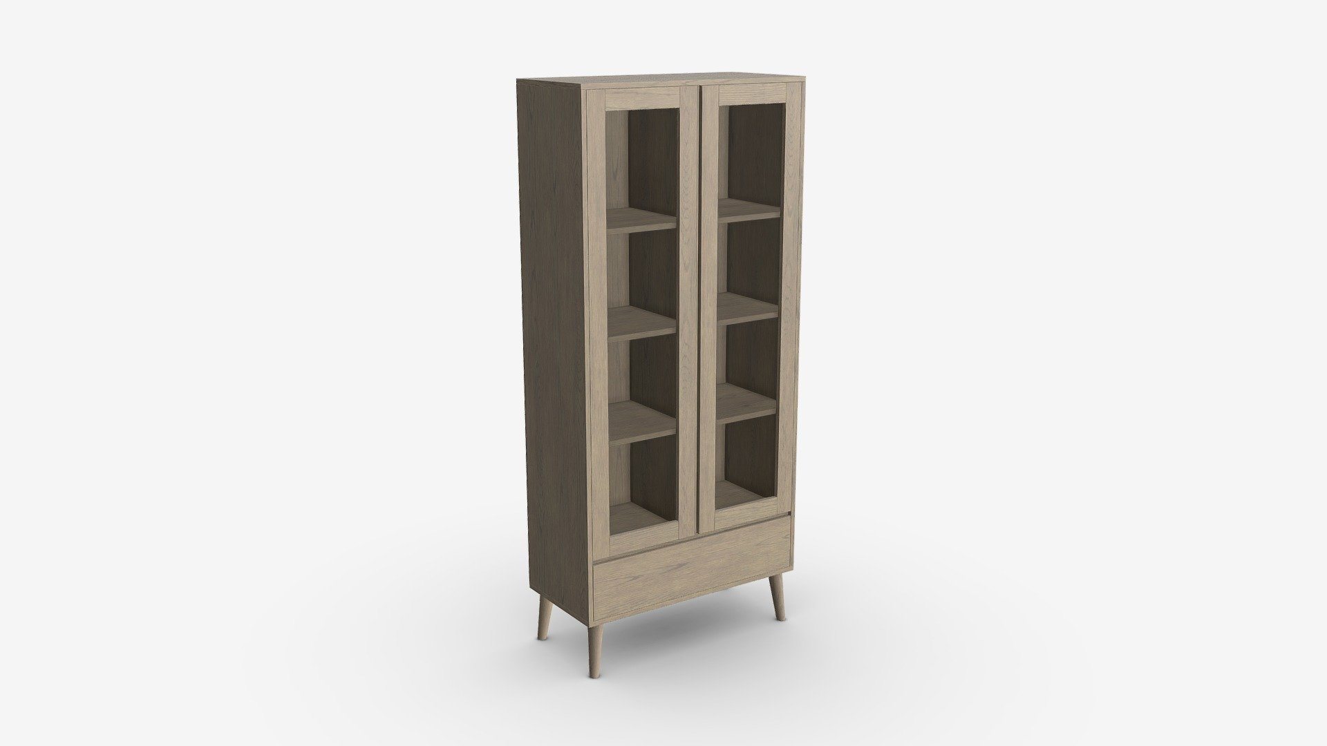 Glass cabinet Nagano 3d model