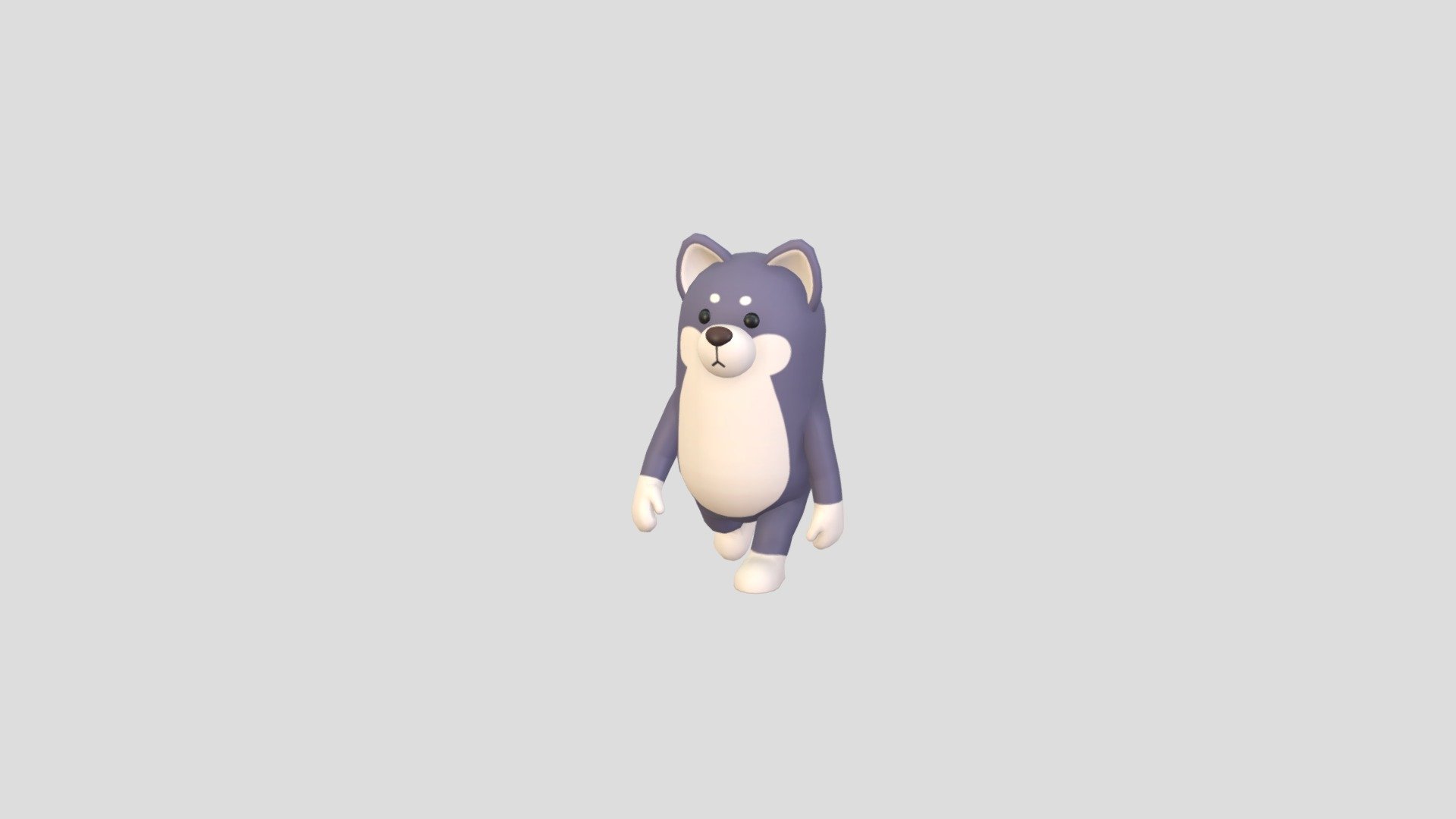 Rigged Wolf Character 3d model