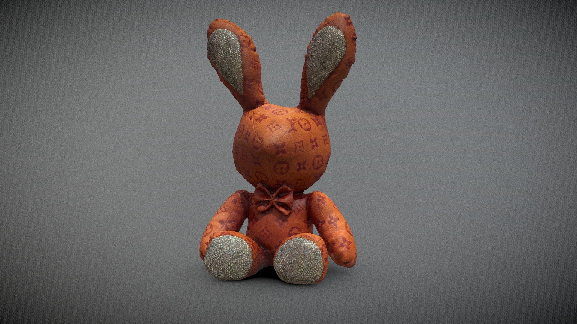 Fashion rabbit 3d model